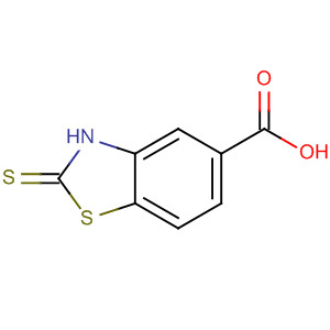 2-疏基-5-苯并噻唑羧酸結構式_43023-31-0結構式
