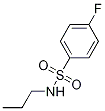 N-丙基-4-氟苯磺酰胺結(jié)構(gòu)式_433-05-6結(jié)構(gòu)式