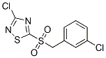 3-氯-5-(3-氯芐基磺酰基)-1,2,4-噻二唑結(jié)構(gòu)式_444791-18-8結(jié)構(gòu)式
