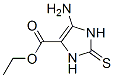 1H-imidazole-4-carboxylicacid,5-amino-2,3-dihydro-2-thioxo-,ethylester Structure,448958-45-0Structure