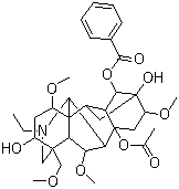 印烏頭堿結構式_4491-19-4結構式