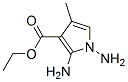 1H-pyrrole-3-carboxylicacid,1,2-diamino-4-methyl-,ethylester(9ci) Structure,458527-73-6Structure