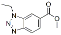 1H-benzotriazole-6-carboxylicacid,1-ethyl-,methylester(9ci) Structure,467235-11-6Structure