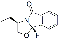 (3r,9bs)-(9ci)-3-乙基-2,3-二氫-噁唑并[2,3-a]異吲哚-5(9bh)-酮結構式_467250-76-6結構式