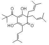 蛇麻酮結(jié)構(gòu)式_468-28-0結(jié)構(gòu)式