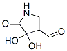 1H-pyrrole-3-carboxaldehyde, 4,5-dihydro-4,4-dihydroxy-5-oxo-(9ci) Structure,475502-72-8Structure