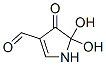 1H-pyrrole-3-carboxaldehyde, 4,5-dihydro-5,5-dihydroxy-4-oxo-(9ci) Structure,475502-73-9Structure