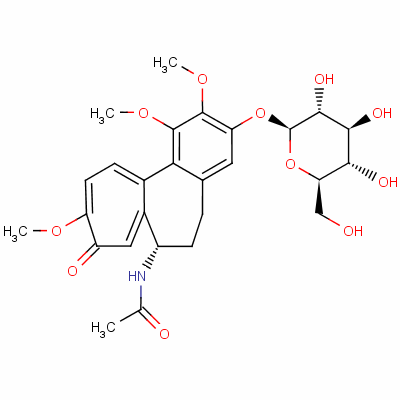 秋水仙堿甙結(jié)構(gòu)式_477-29-2結(jié)構(gòu)式