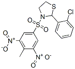 (9CI)-2-(2-氯苯基)-3-[(4-甲基-3,5-二硝基苯基)磺?；鵠-噻唑烷結(jié)構(gòu)式_477489-68-2結(jié)構(gòu)式