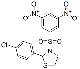 (9CI)-2-(4-氯苯基)-3-[(4-甲基-3,5-二硝基苯基)磺?；鵠-噻唑烷結(jié)構(gòu)式_477489-70-6結(jié)構(gòu)式