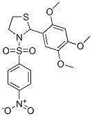 (9CI)-3-[(4-硝基苯基)磺?；鵠-2-(2,4,5-三甲氧基苯基)-噻唑烷結(jié)構(gòu)式_477516-07-7結(jié)構(gòu)式