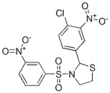 (9CI)-2-(4-氯-3-硝基苯基)-3-[(3-硝基苯基)磺?；鵠-噻唑烷結(jié)構(gòu)式_477516-28-2結(jié)構(gòu)式