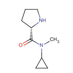 2-Pyrrolidinecarboxamide,n-cyclopropyl-n-methyl-,(2s)-(9ci) Structure,477576-69-5Structure