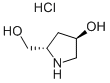 (3R,5s)-5-hydroxymethyl-3-pyrrolidinol hcl Structure,478922-47-3Structure