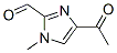 1H-imidazole-2-carboxaldehyde, 4-acetyl-1-methyl- (9ci) Structure,482586-80-1Structure