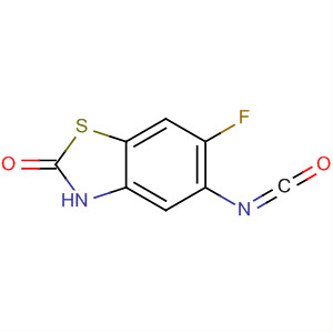 2(3H)-benzothiazolone,6-fluoro-5-isocyanato-(9ci) Structure,488133-65-9Structure