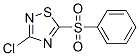 3-氯-5-苯磺?；?1,2,4-噻二唑結(jié)構(gòu)式_494763-22-3結(jié)構(gòu)式