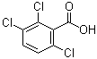 2,3,6-三氯苯甲酸結(jié)構(gòu)式_50-31-7結(jié)構(gòu)式