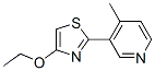 (9ci)-3-(4-乙氧基-2-噻唑)-4-甲基吡啶結(jié)構(gòu)式_504390-20-9結(jié)構(gòu)式