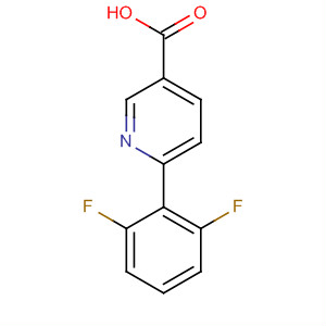 6-(2,6-二氟苯基)-煙酸結構式_505082-96-2結構式