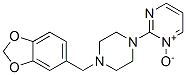 2-[4-(1,3-苯并二氧雜環(huán)戊烯l-5-甲基)-1-哌嗪]嘧啶 1-氧化物結(jié)構(gòu)式_50602-52-3結(jié)構(gòu)式