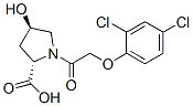 反式-1-[(2,4-二氯苯氧基)乙?；鵠-4-羥基-L-脯氨酸結(jié)構(gòu)式_50649-02-0結(jié)構(gòu)式