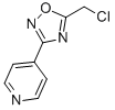 4-[5-(氯甲基)-1,2,4-噁二唑-3-基]吡啶結(jié)構(gòu)式_50737-35-4結(jié)構(gòu)式