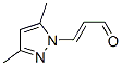 3-(3,5-二甲基-1H-吡唑-1-基)-2-丙烯醛結構式_50771-79-4結構式