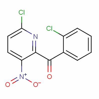 (6-氯-3-硝基-2-吡啶)(2-氯苯基)酮結構式_51386-59-5結構式