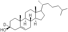 3-氘代膽固醇結(jié)構(gòu)式_51467-57-3結(jié)構(gòu)式