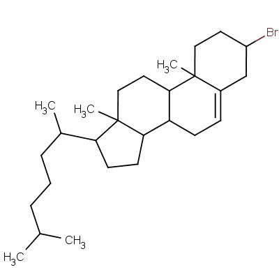 膽固醇溴化物結(jié)構(gòu)式_516-91-6結(jié)構(gòu)式