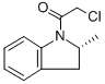 1H-indole, 1-(chloroacetyl)-2,3-dihydro-2-methyl-, (2r)- (9ci) Structure,517866-45-4Structure