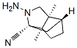 (1R,3R,6S,7R)-4-氨基-6,7-二甲基-4-氮雜三環(huán)[4.3.0.0<sup>3,7</sup>]壬烷-3-甲腈結構式_518314-79-9結構式