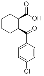 順式-2-(P-氯苯甲酰基)-1-環(huán)己烷羧酸結(jié)構(gòu)式_52240-18-3結(jié)構(gòu)式