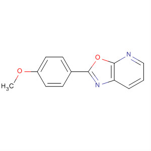 2-(4-甲氧基苯基)噁唑并[5,4-b]吡啶結構式_52334-05-1結構式