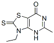 (9CI)-3-乙基-2,3-二氫-5-甲基-2-硫氧代-噻唑并[4,5-d]嘧啶-7(4H)-酮結構式_524037-07-8結構式