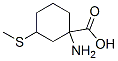 (9ci)-1-氨基-3-(甲基硫代)-環(huán)己烷羧酸結構式_52474-43-8結構式