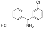 C-(3-氯-苯基)-c-苯基-甲胺鹽酸鹽結(jié)構(gòu)式_5267-37-8結(jié)構(gòu)式