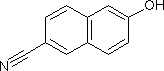 6-氰基-2-萘酚結構式_52927-22-7結構式