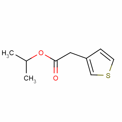 噻吩-3-乙酸異丙酯結(jié)構(gòu)式_53064-74-7結(jié)構(gòu)式