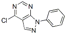 4-氯-1-苯基-1H-吡唑并[3,4-d]嘧啶結構式_5334-48-5結構式