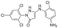 1-(2,4,6-三氯苯基)-3-(5-氨基-2-氯苯胺基)-5-吡唑酮結(jié)構(gòu)式_53411-33-9結(jié)構(gòu)式
