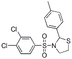 (9CI)-3-[(3,4-二氯苯基)磺?；鵠-2-(4-甲基苯基)-噻唑烷結構式_537678-10-7結構式