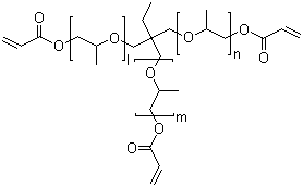 Trimethylolpropane propoxylate triacrylate Structure,53879-54-2Structure