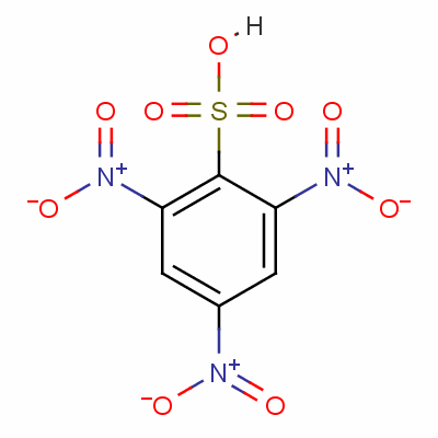 2,4,6-Trinitrobenzenesulfonic acid sodium salt Structure,5400-70-4Structure