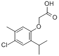 (4-氯-2-異丙基-5-甲基苯氧基)-乙酸結構式_5411-11-0結構式