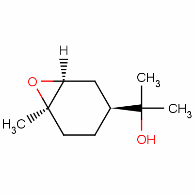 2-[(1R,4S,6S)-1-甲基-7-氧雜雙環(huán)[4.1.0]庚烷-4-基]丙-2-醇結構式_54145-81-2結構式