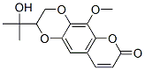 2-(1-羥基-1-甲基乙基)-5-甲氧基-2,3-二氫-7h-吡喃并[2,3-g]-1,4-苯并二噁英-7-酮結(jié)構(gòu)式_54278-76-1結(jié)構(gòu)式