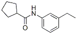 (9ci)-n-(3-乙基苯基)-環(huán)戊烷羧酰胺結(jié)構(gòu)式_543722-82-3結(jié)構(gòu)式