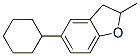 5-環(huán)己基-2,3-二氫-2-甲基苯并呋喃結(jié)構(gòu)式_54815-15-5結(jié)構(gòu)式